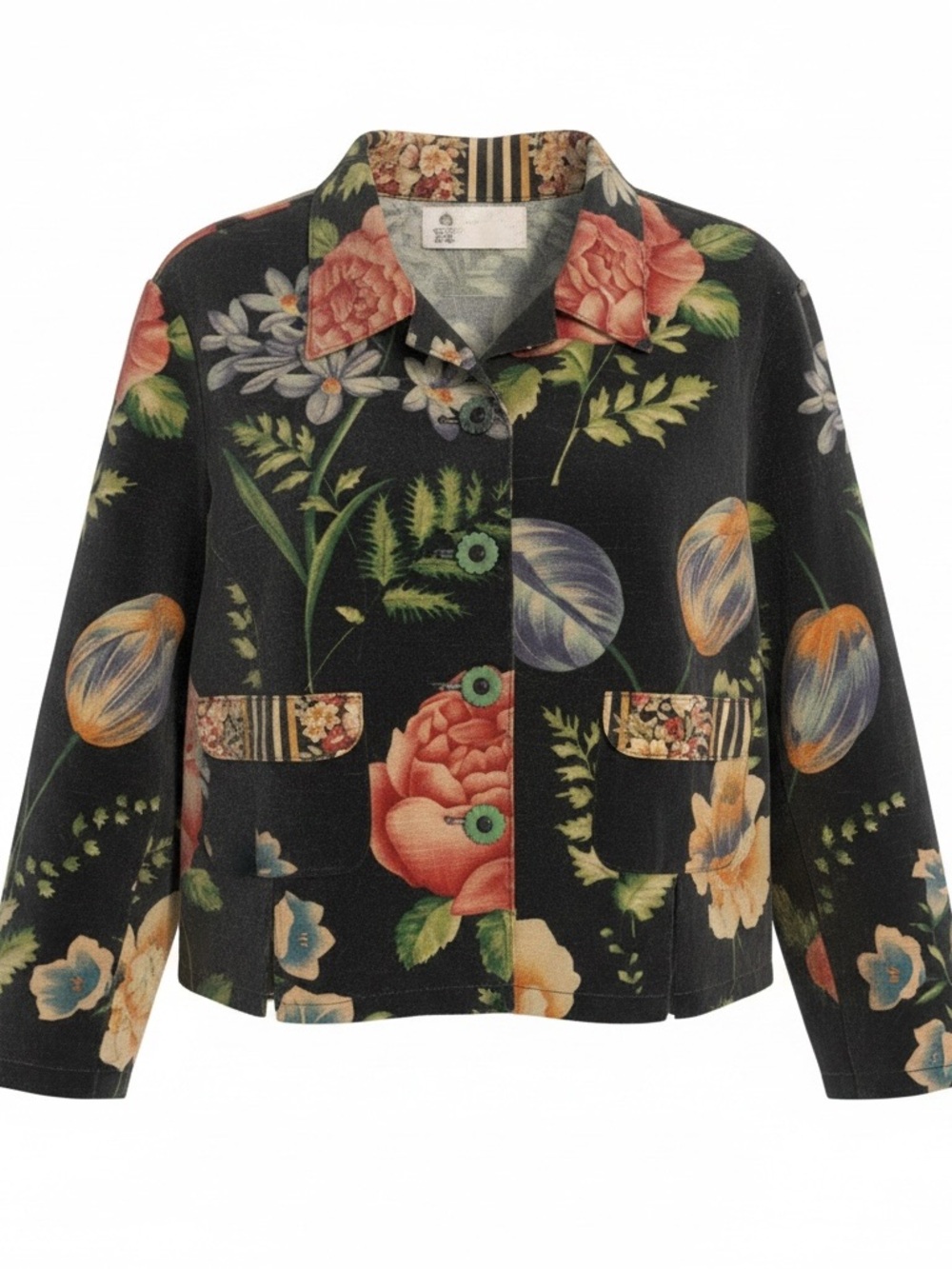 My Boyfriend's Back Vintage Tapestry Jacket Floral
Cotton USA Made S/M